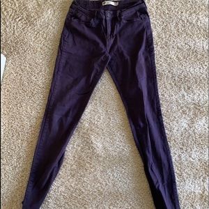 Purple Levi skinny Jean